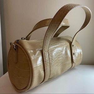 Minimal cylinder y2k handbag